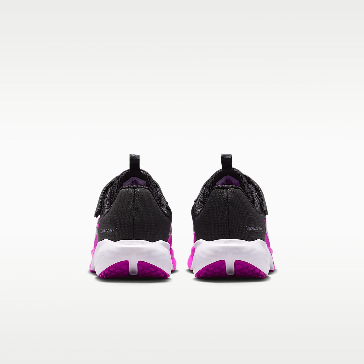 Nike Sonic Fly – Negro/Morado vivo/Carbón claro/Plata metalizado – vista 6