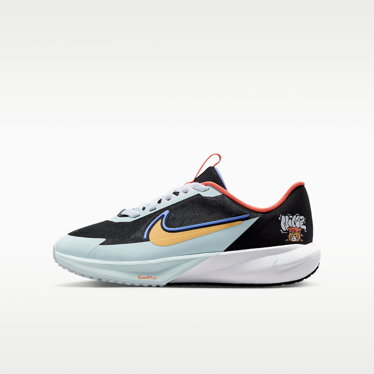 Nike Sonic Fly – Negro/Blanco/Azul glacial/Oro topacio – vista 1