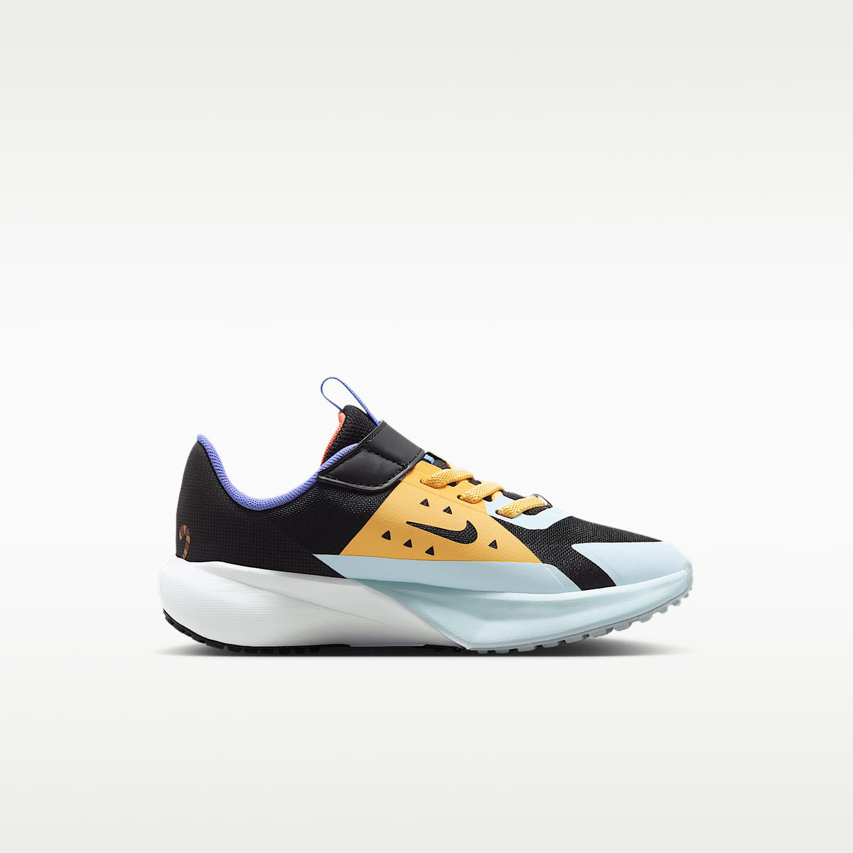 Nike Sonic Fly – Negro/Blanco/Azul glacial/Oro topacio – vista 3