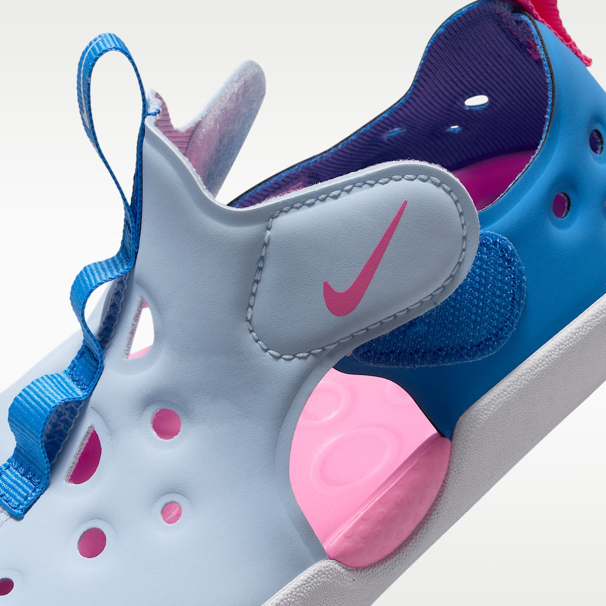 Nike Sunray Protect 4 – Azul hidrógeno/Azul cristal/Blanco/Rosa resplandor – vista 9
