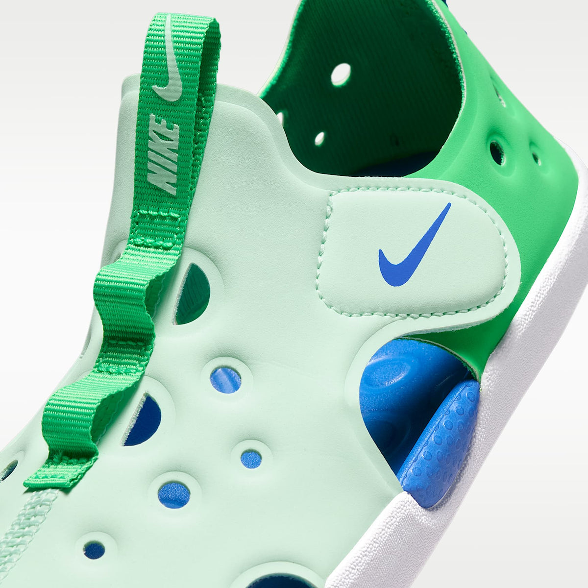 Nike Sunray Protect 4 – Verde ártico/Verde chispa/Blanco/Azul carrera – vista 7