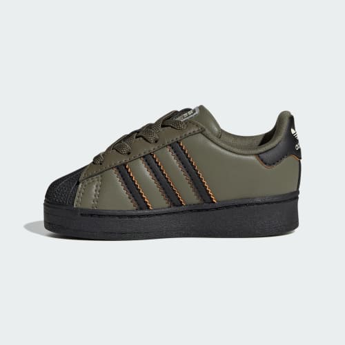Tenis adidas Superstar LED Lights Comfort Closure Elastic Lace para Bebés y Niños Pequeños KJ6799