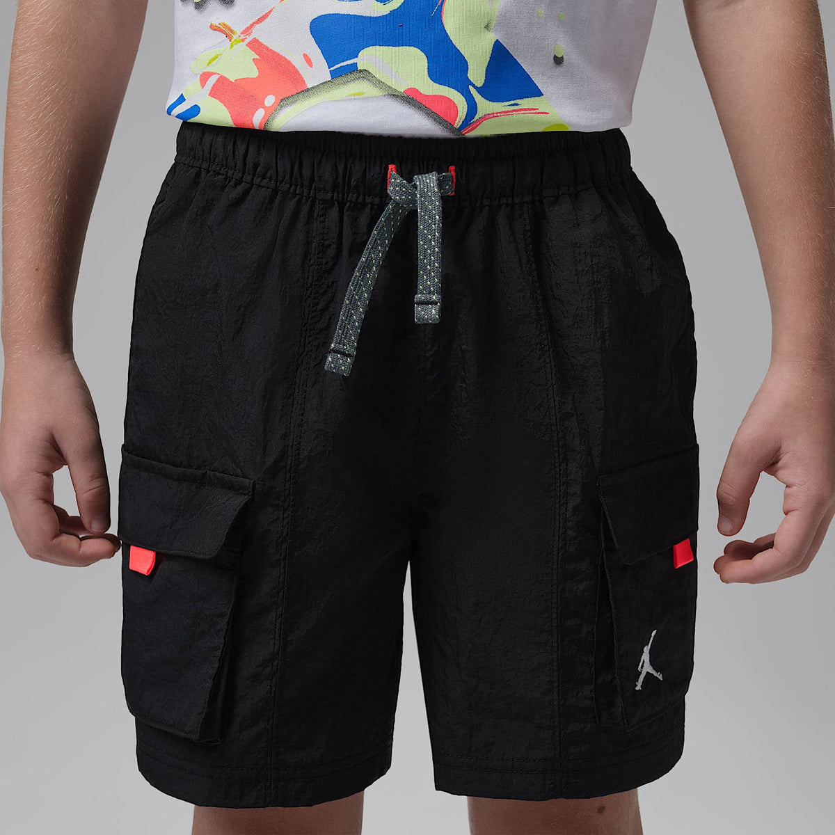 Shorts Tech para niños talla pequeña Jordan Super Splash – Negro – vista 2
