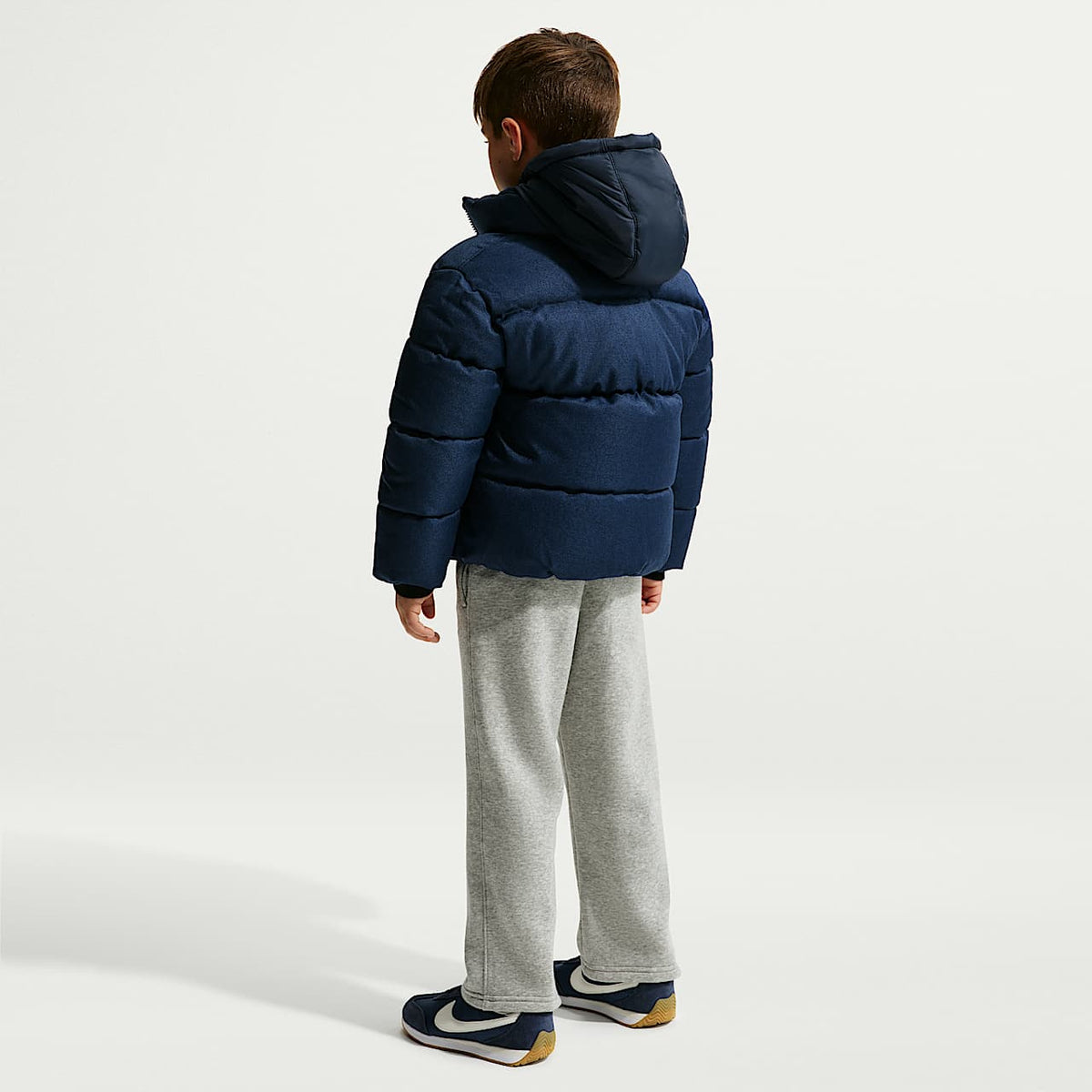 Chaqueta Puffer Nike Heathered Twill para Niño Pequeño