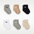 Calcetines al tobillo para bebé Nike Swoosh (6 pares) – Multicolor – vista 2