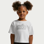 Camiseta Nike Swoosh Sparkle Boxy para Niña