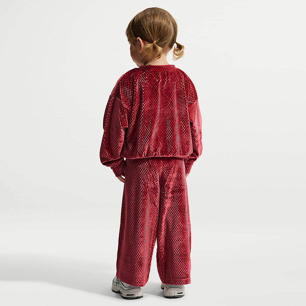 Conjunto Nike Swoosh Sparkle 2-Piece Velvet Pants Set para Niños