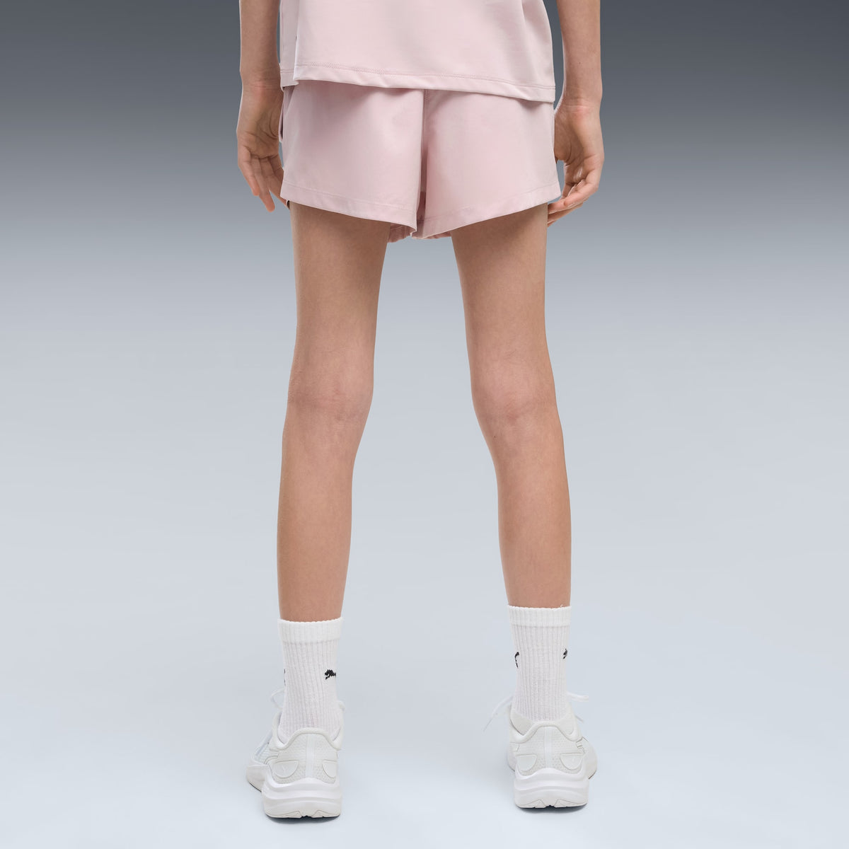 Shorts Train All Day Essentials para adolescentes – Misty Pink – vista 2
