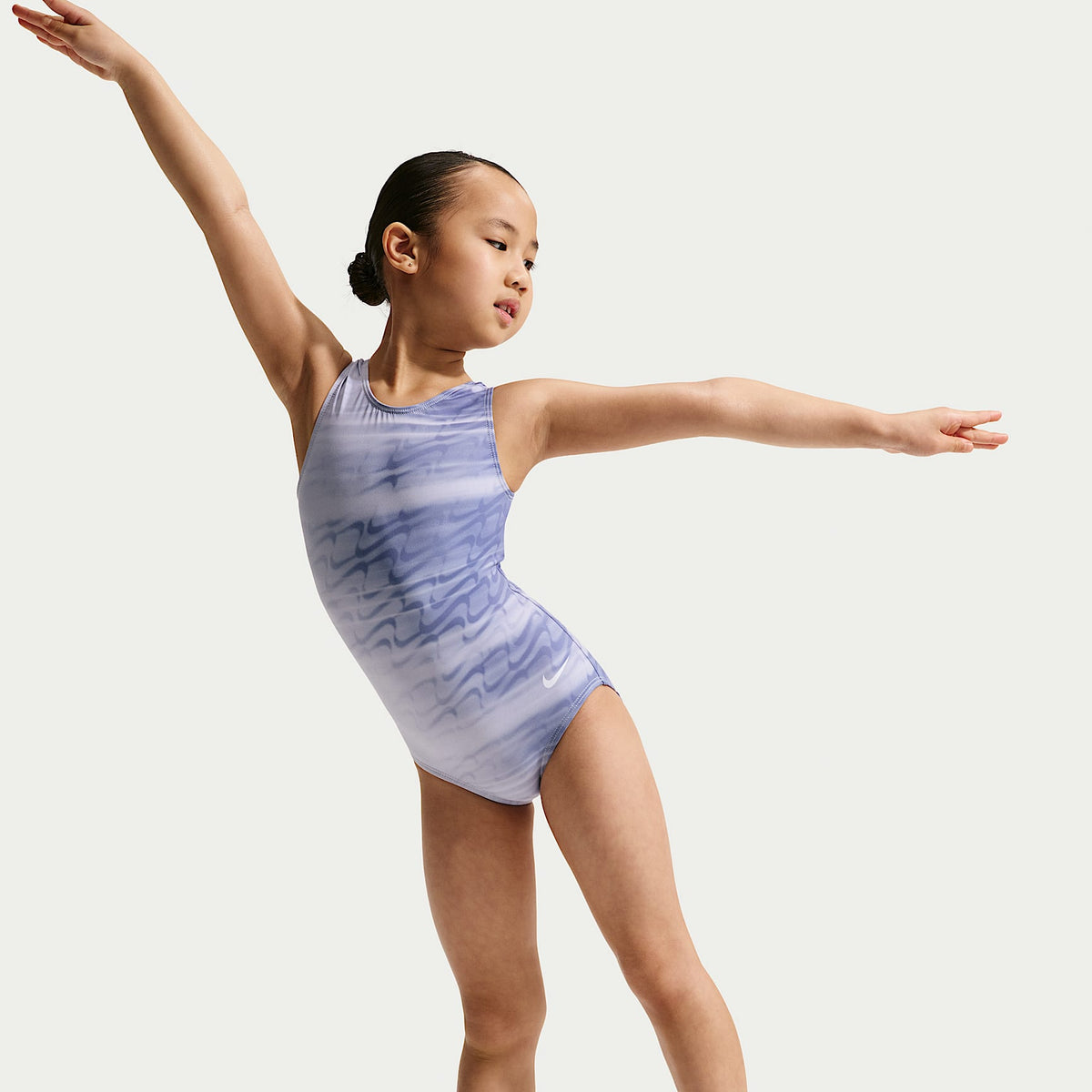 Leotardo Nike Gymnastics Nike Element – Azul claro – vista 4