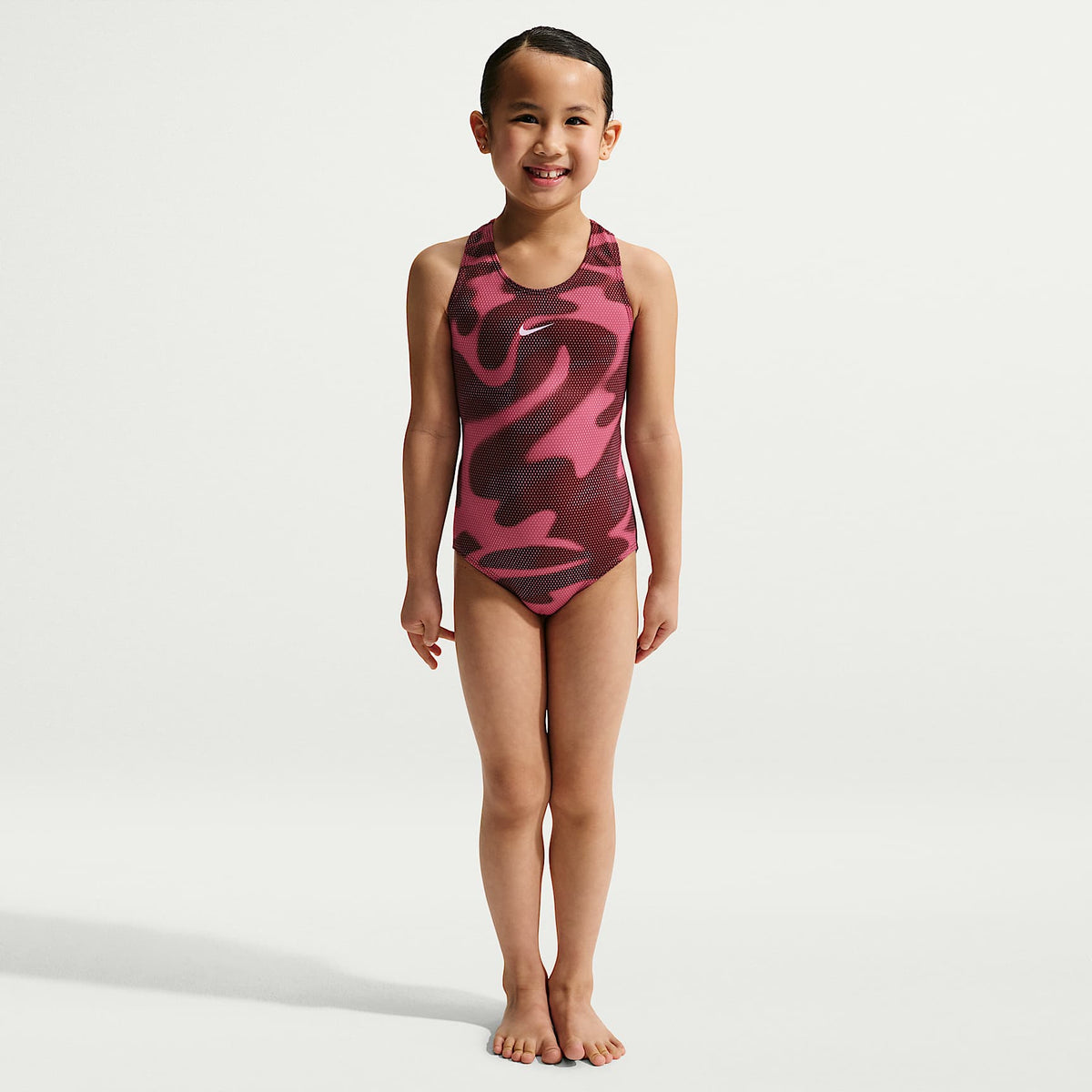 Leotardo Nike Urban Camo Racerback Nike Gymnastics – Magenta – vista 1