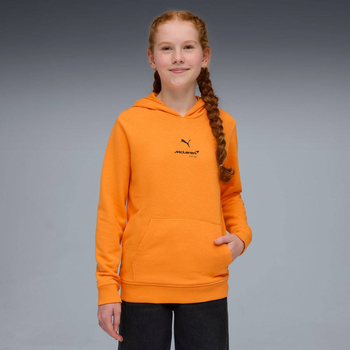 Sudadera McLAREN RACING Essentials para adolescentes – Papaya – vista 1