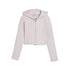 Sudadera acanalada con capucha y cremallera juvenil PUMA Essentials – Misty Pink Heather – vista 4
