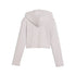 Sudadera acanalada con capucha y cremallera juvenil PUMA Essentials – Misty Pink Heather – vista 5