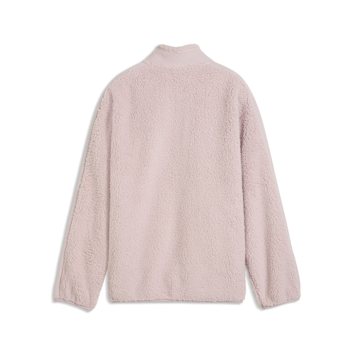 Sudadera con capucha de media cremallera juvenil Elevated Essentials Winterized – Misty Pink – vista 5