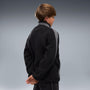 Sudadera con capucha de media cremallera juvenil Elevated Essentials Winterized – PUMA BLACK – vista 4
