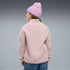 Sudadera con capucha de media cremallera juvenil Elevated Essentials Winterized – Misty Pink – vista 2