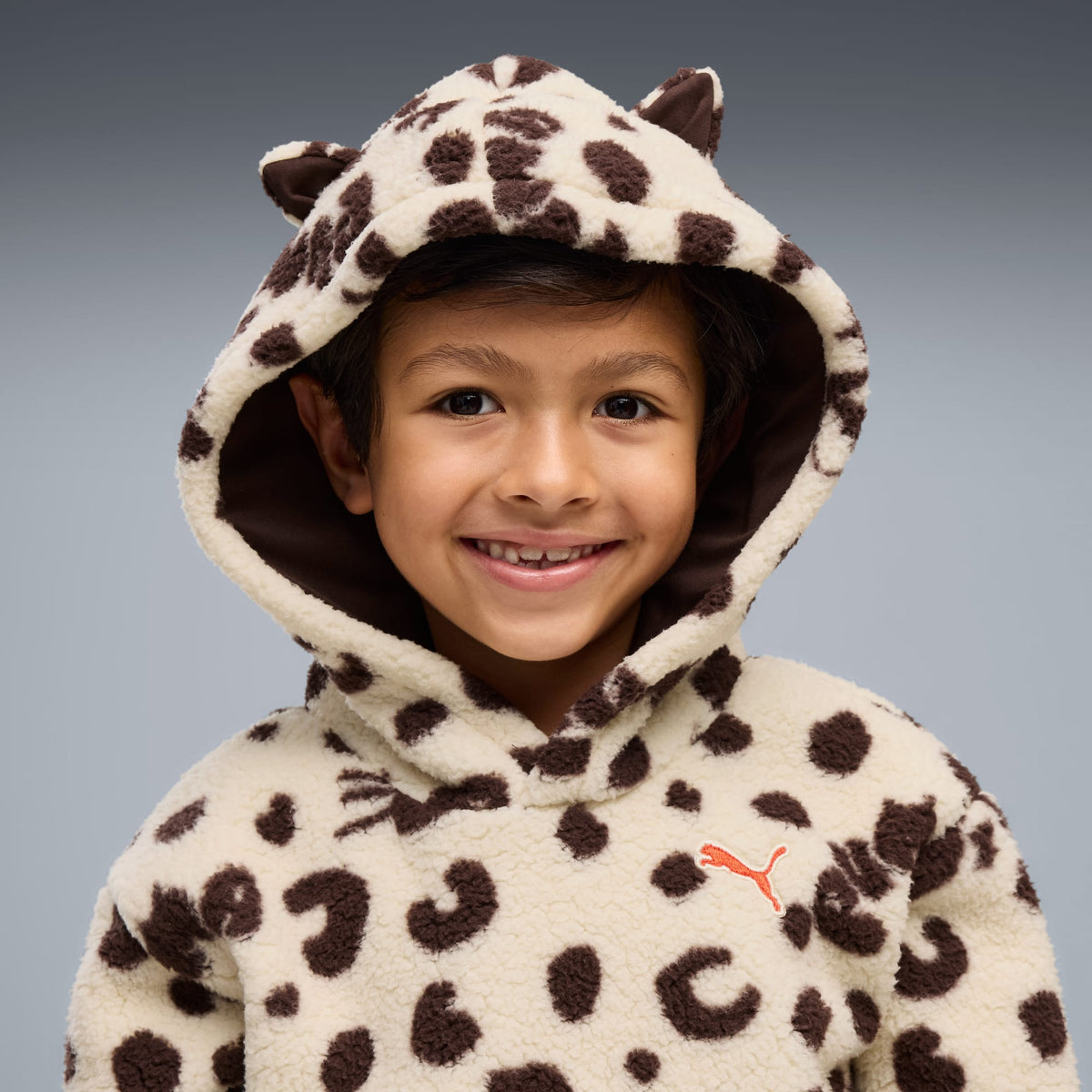 Sudadera con capucha holgada para niños Imaginary Friend – ALPINE SNOW – vista 2