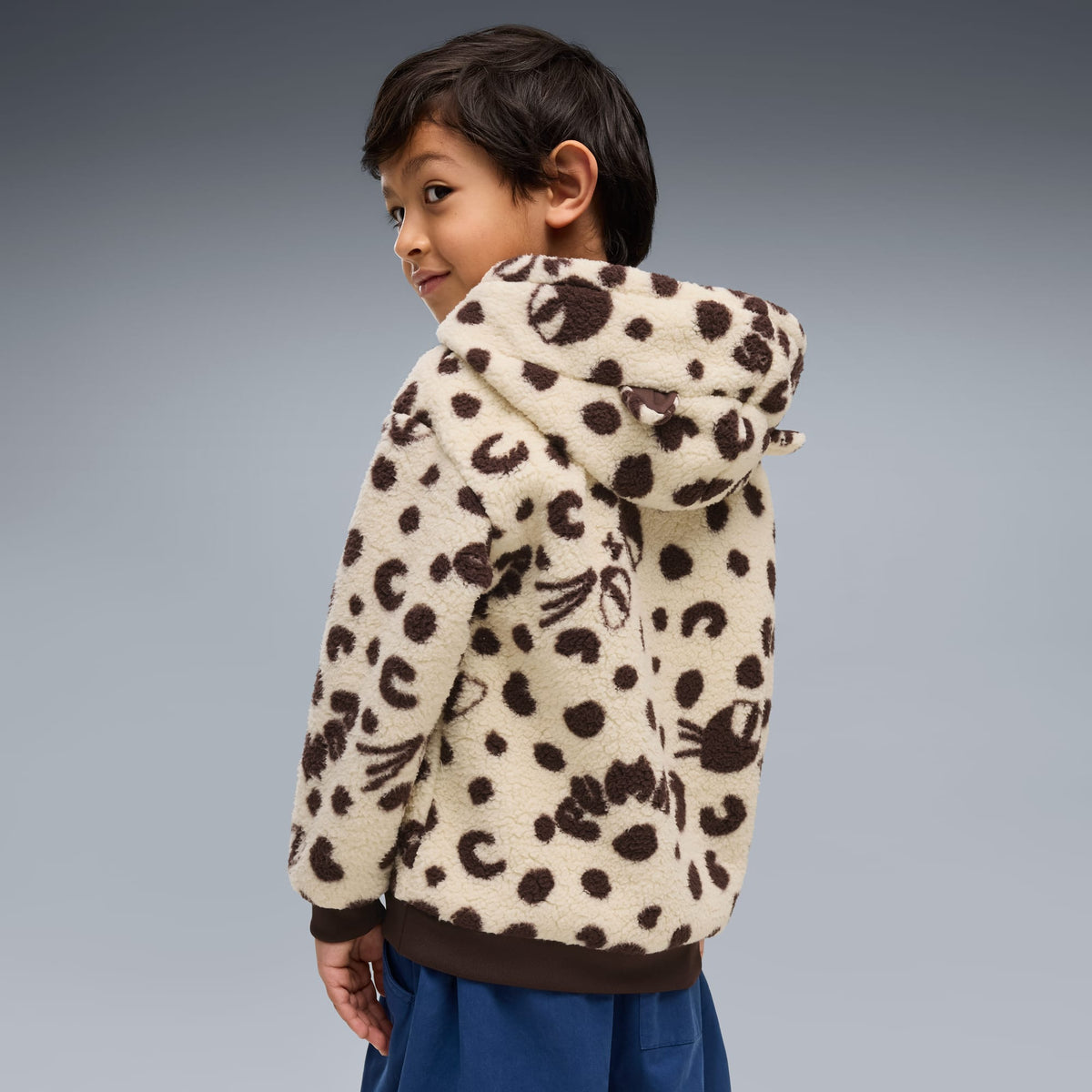Sudadera con capucha holgada para niños Imaginary Friend – ALPINE SNOW – vista 4