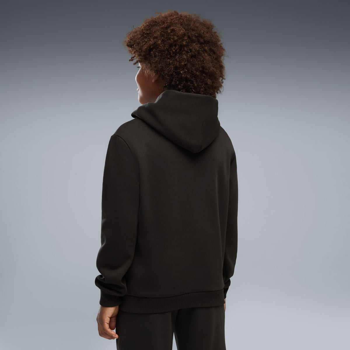 Sudadera con capucha juvenil Scuderia Ferrari – PUMA BLACK – vista 2