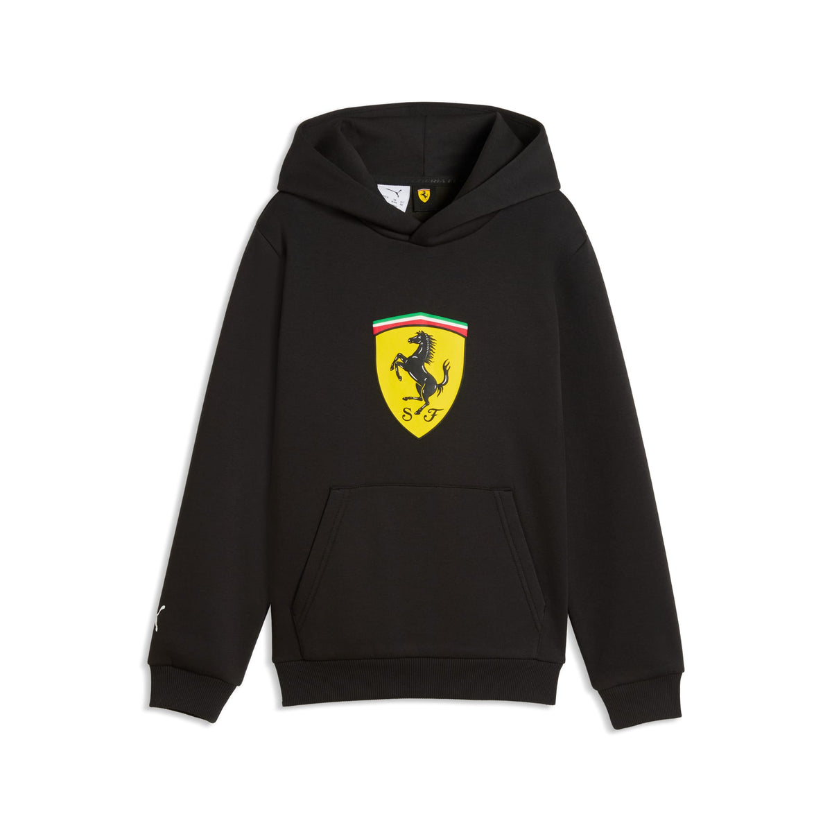 Sudadera con capucha juvenil Scuderia Ferrari – PUMA BLACK – vista 4