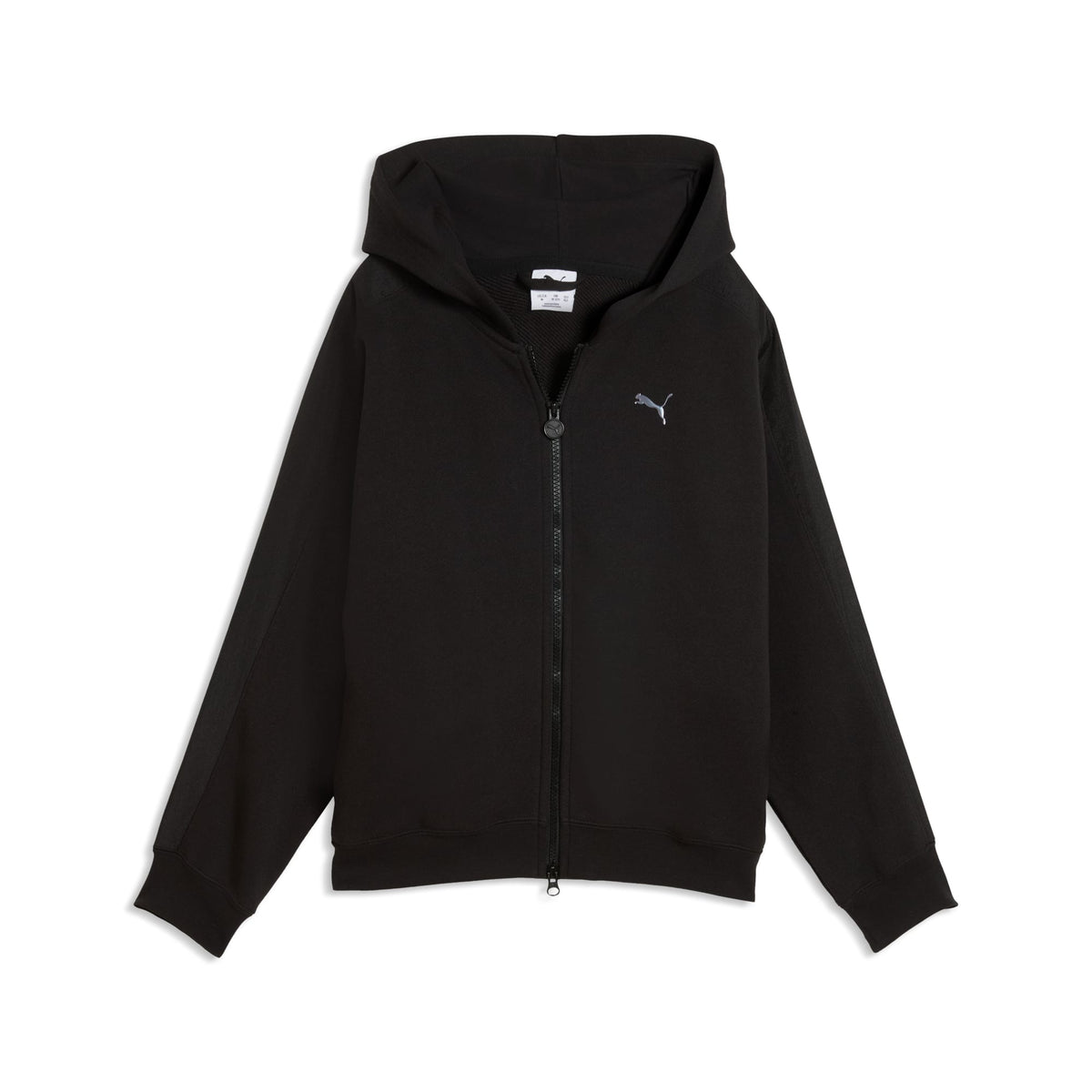 Sudadera con capucha y cremallera oversized juvenil Midnight Shadow T7 – PUMA BLACK – vista 4