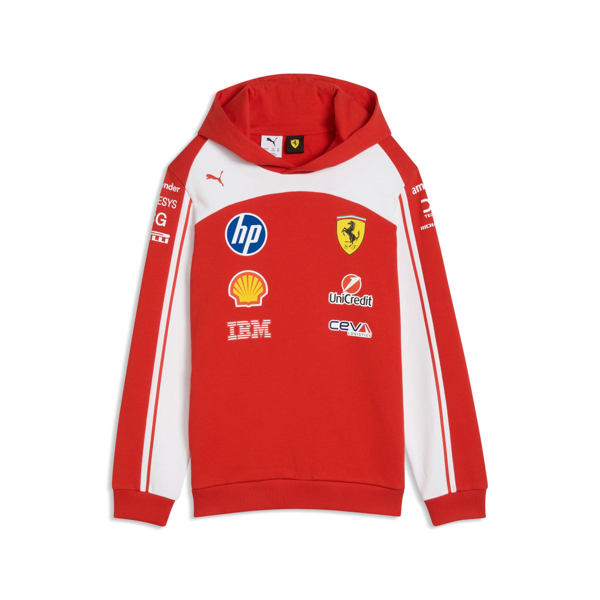 Sudadera con gorro Scuderia Ferrari HP Réplica para adolescentes – PUMA Red – vista 4