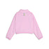 Sudadera relajada T7 con media cremallera para niñas PUMA x DORA LA EXPLORADORA – Mauve Glow – vista 5
