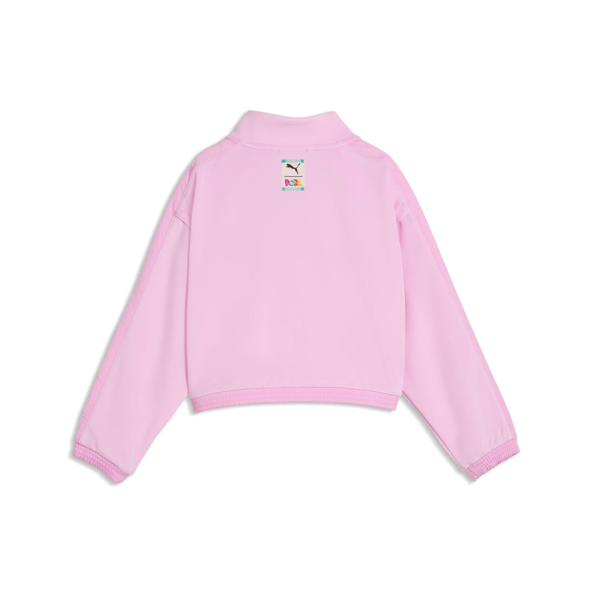Sudadera relajada T7 con media cremallera para niñas PUMA x DORA LA EXPLORADORA – Mauve Glow – vista 5