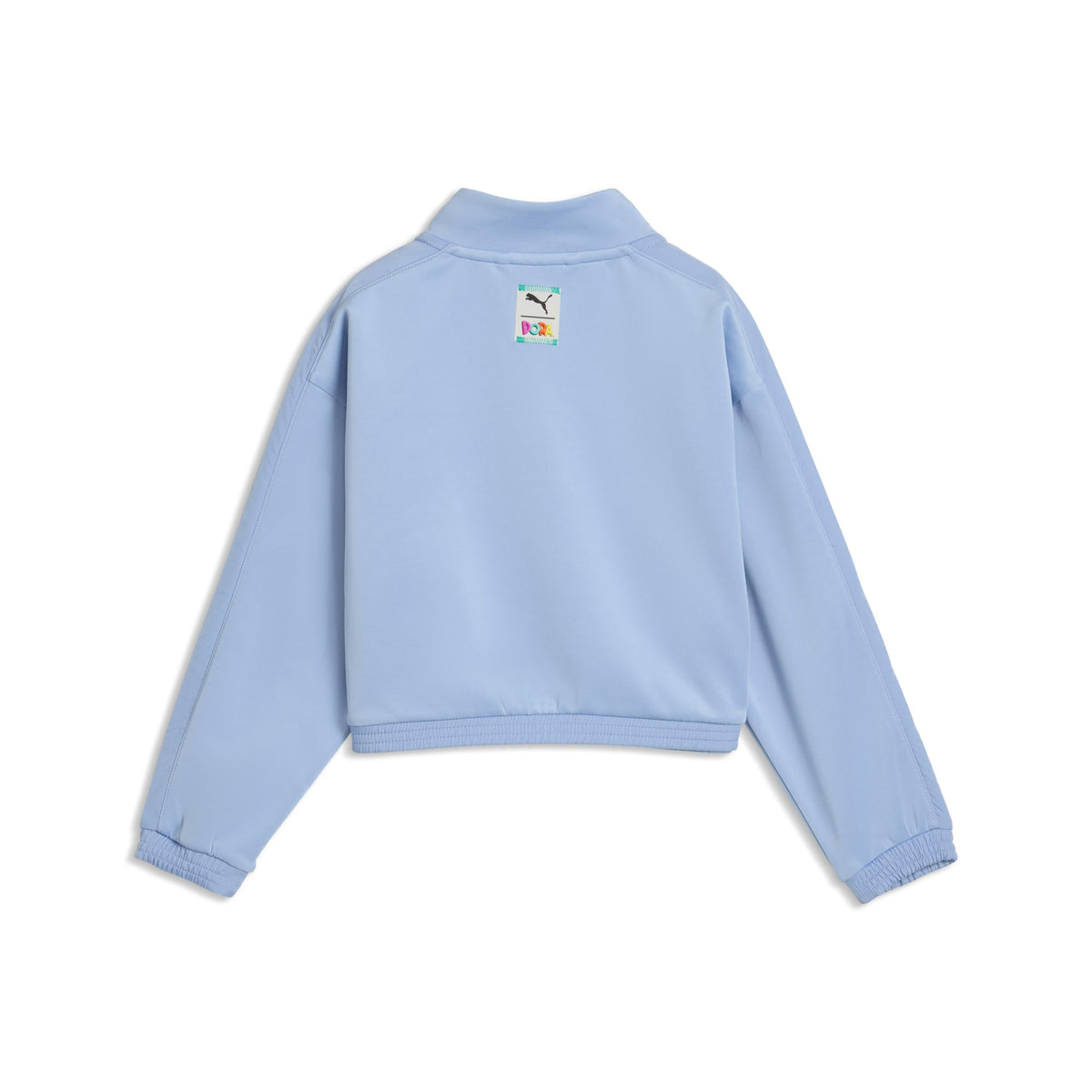 Sudadera relajada T7 con media cremallera para niñas PUMA x DORA LA EXPLORADORA – Chambray Blue – vista 5