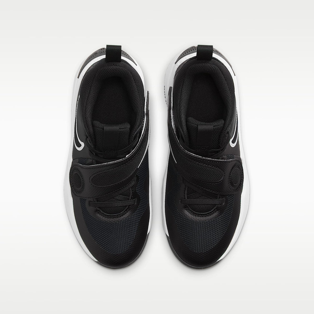 Nike Team Hustle D 11 – Negro/Blanco – vista 4