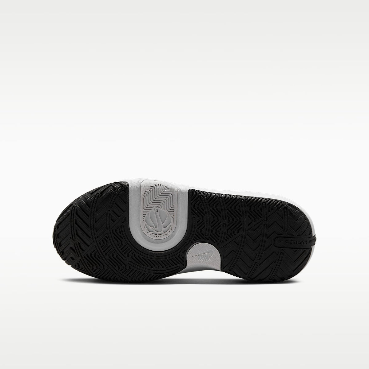 Nike Team Hustle D 11 – Negro/Blanco – vista 2