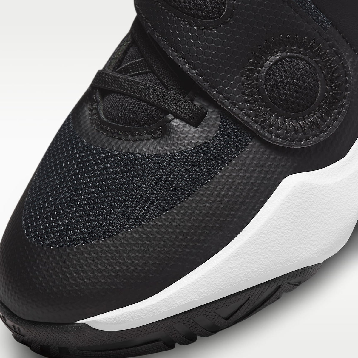 Nike Team Hustle D 11 – Negro/Blanco – vista 7
