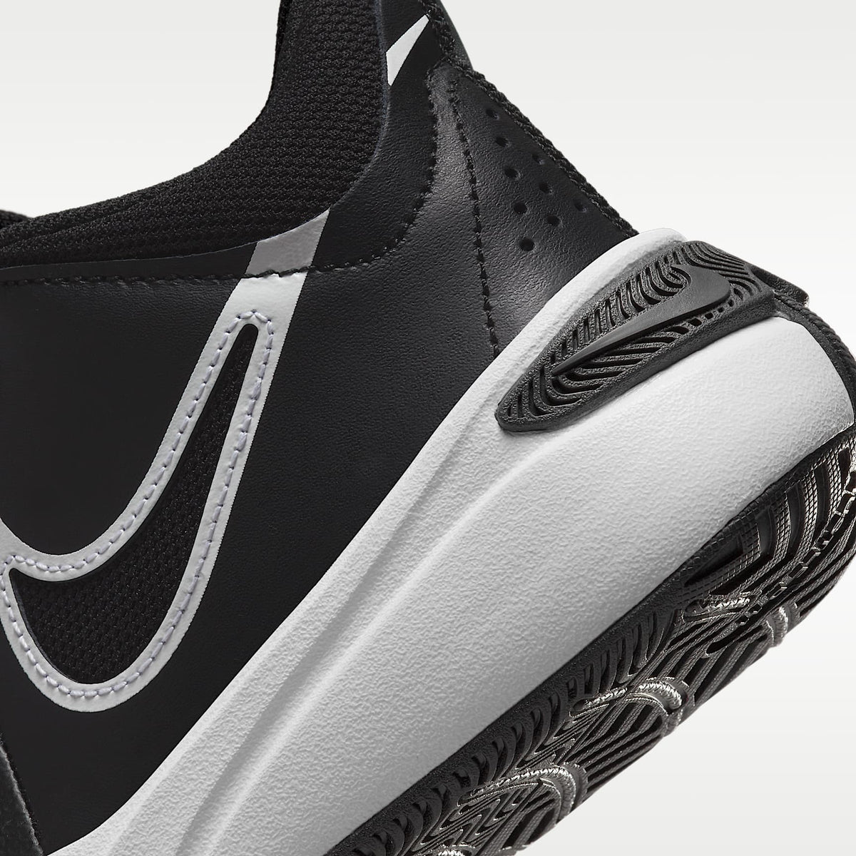 Nike Team Hustle D 11 – Negro/Blanco – vista 8
