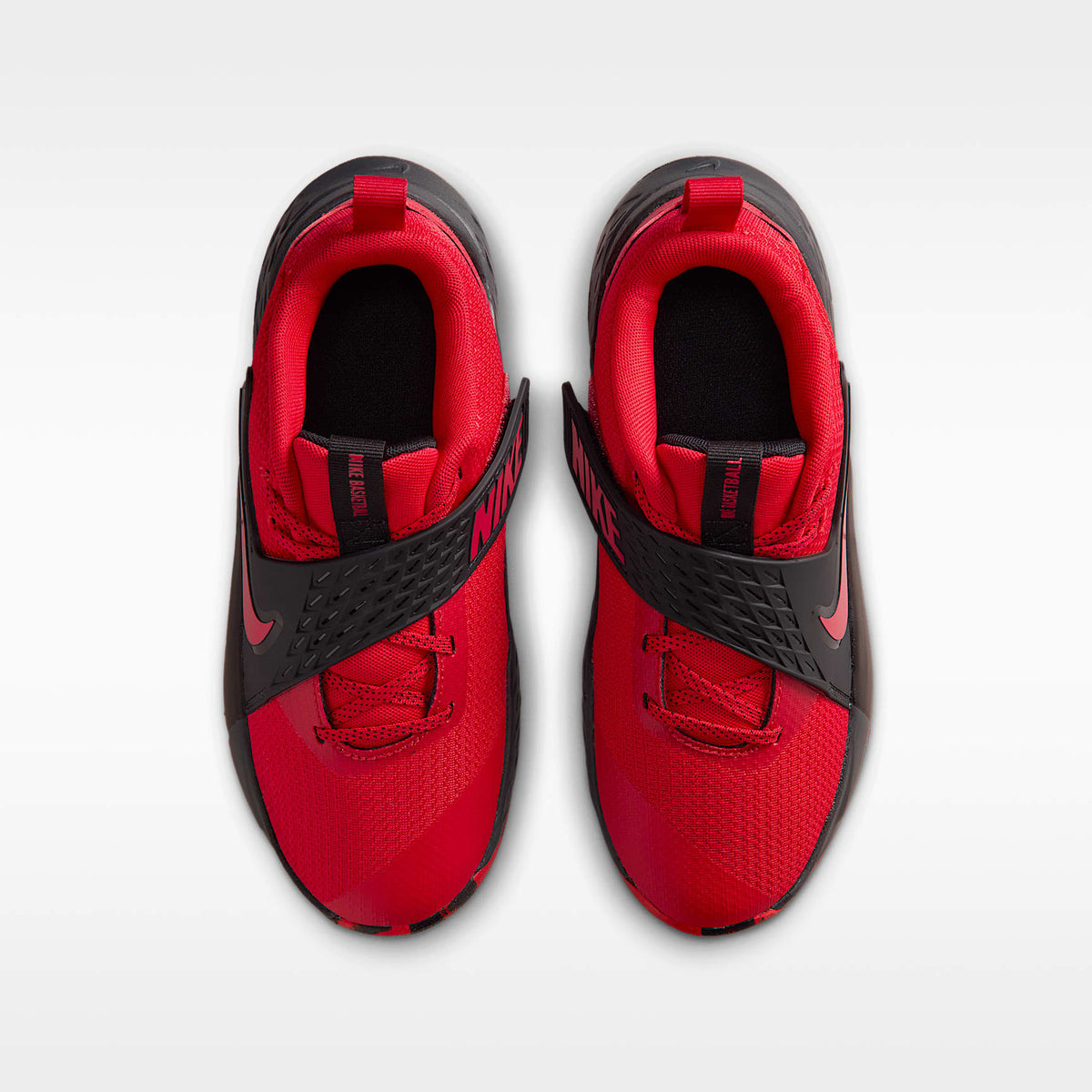 Nike Team Hustle D 12 – Rojo universitario/Negro/Antracita/Rojo universitario – vista 4