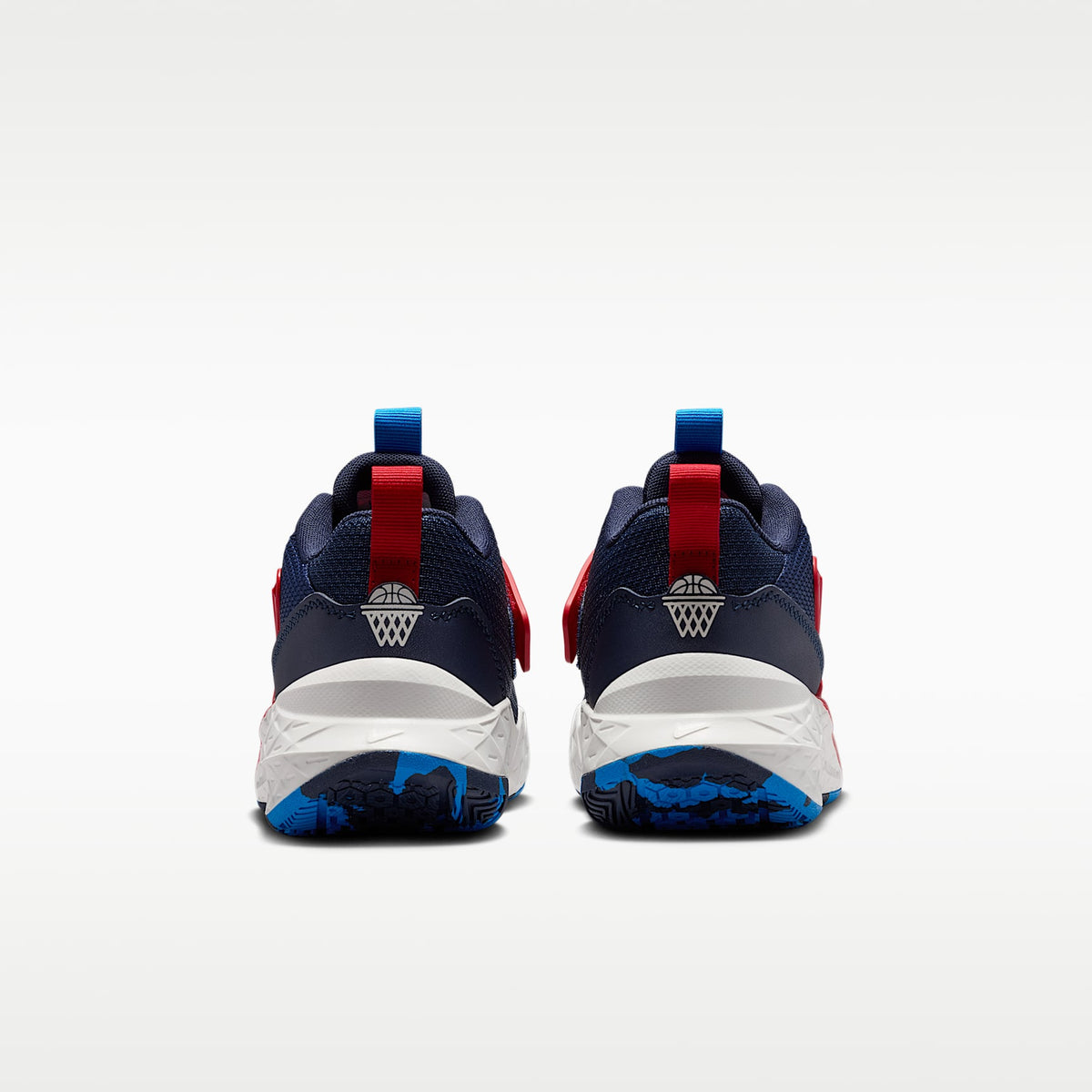 Nike Team Hustle D 12 – Azul marino team/Rojo universitario/Azul foto/Vela – vista 6