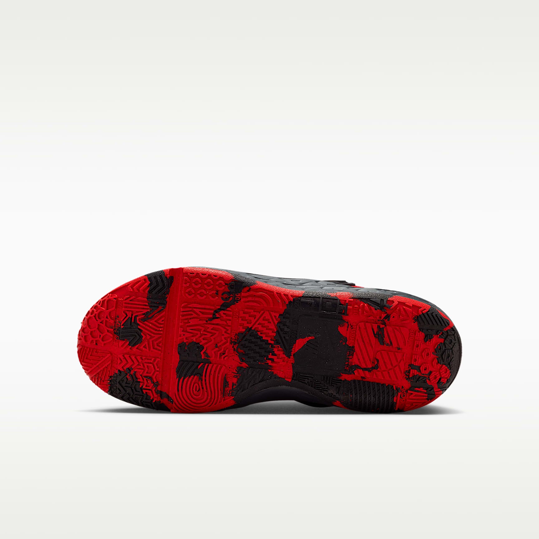 Nike Team Hustle D 12 – Rojo universitario/Negro/Antracita/Rojo universitario – vista 2