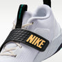 Nike Team Hustle D 12 – Blanco/Negro/Esmeralda transparente/Oro topacio – vista 9