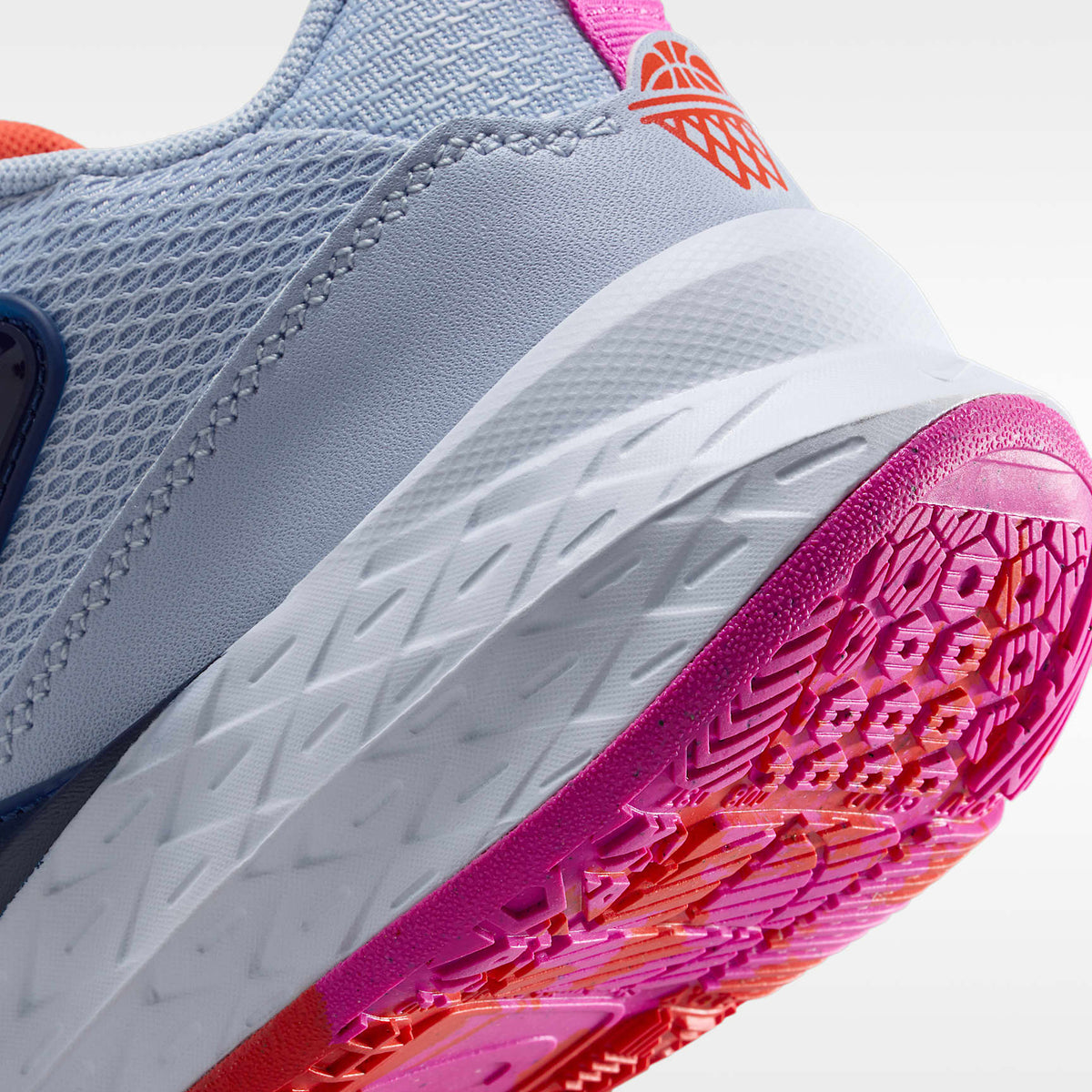 Nike Team Hustle D 12 – Fantasma/Azul marino medianoche/Rojo picante/Rosa pasión – vista 8