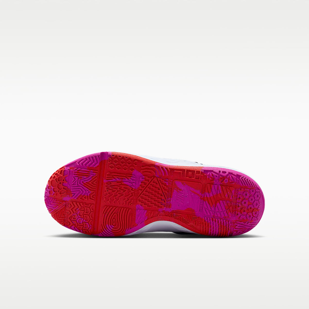 Nike Team Hustle D 12 – Fantasma/Azul marino medianoche/Rojo picante/Rosa pasión – vista 2