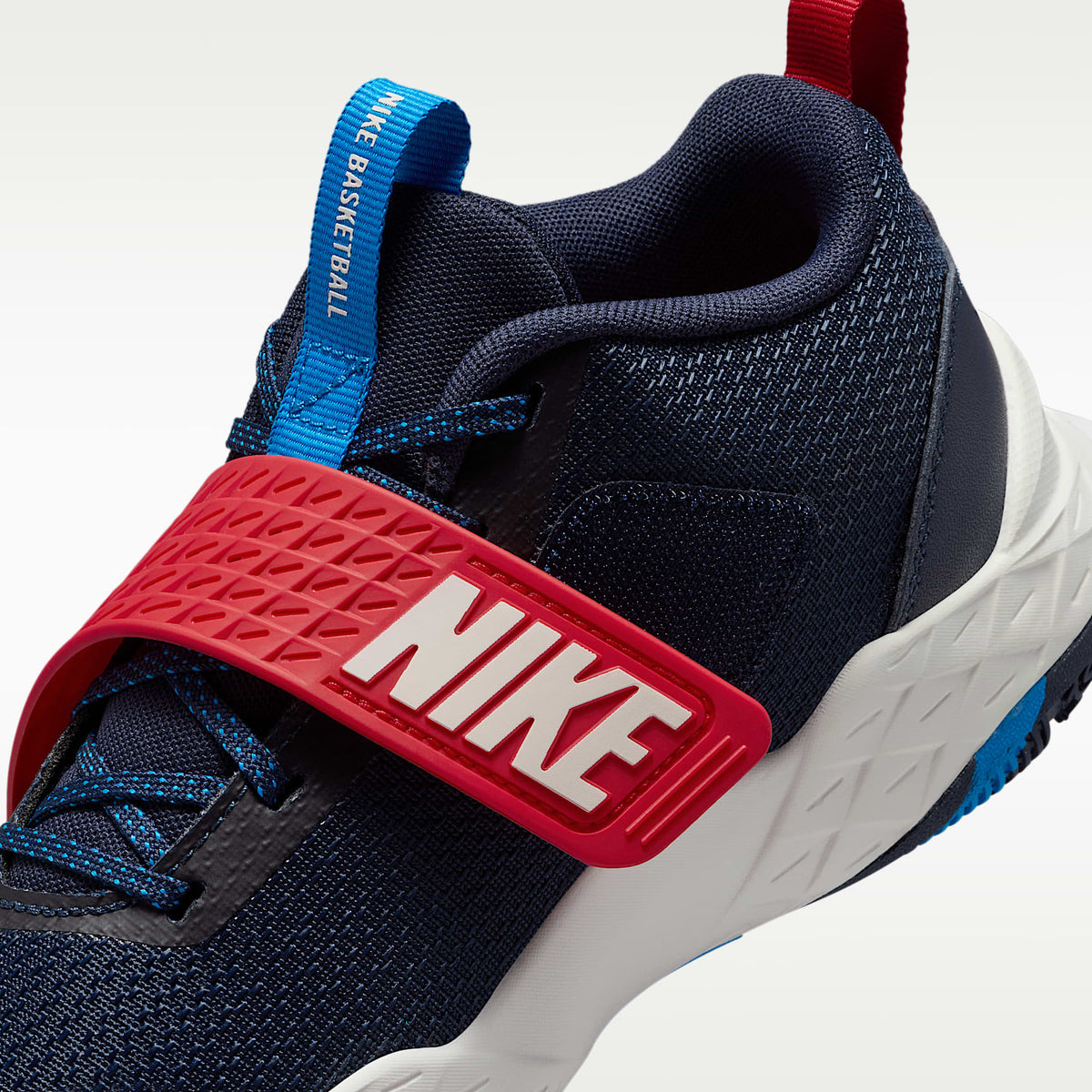 Nike Team Hustle D 12 – Azul marino team/Rojo universitario/Azul foto/Vela – vista 9