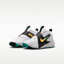 Nike Team Hustle D 12 – Blanco/Negro/Esmeralda transparente/Oro topacio – vista 5
