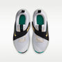 Nike Team Hustle D 12 – Blanco/Negro/Esmeralda transparente/Oro topacio – vista 4