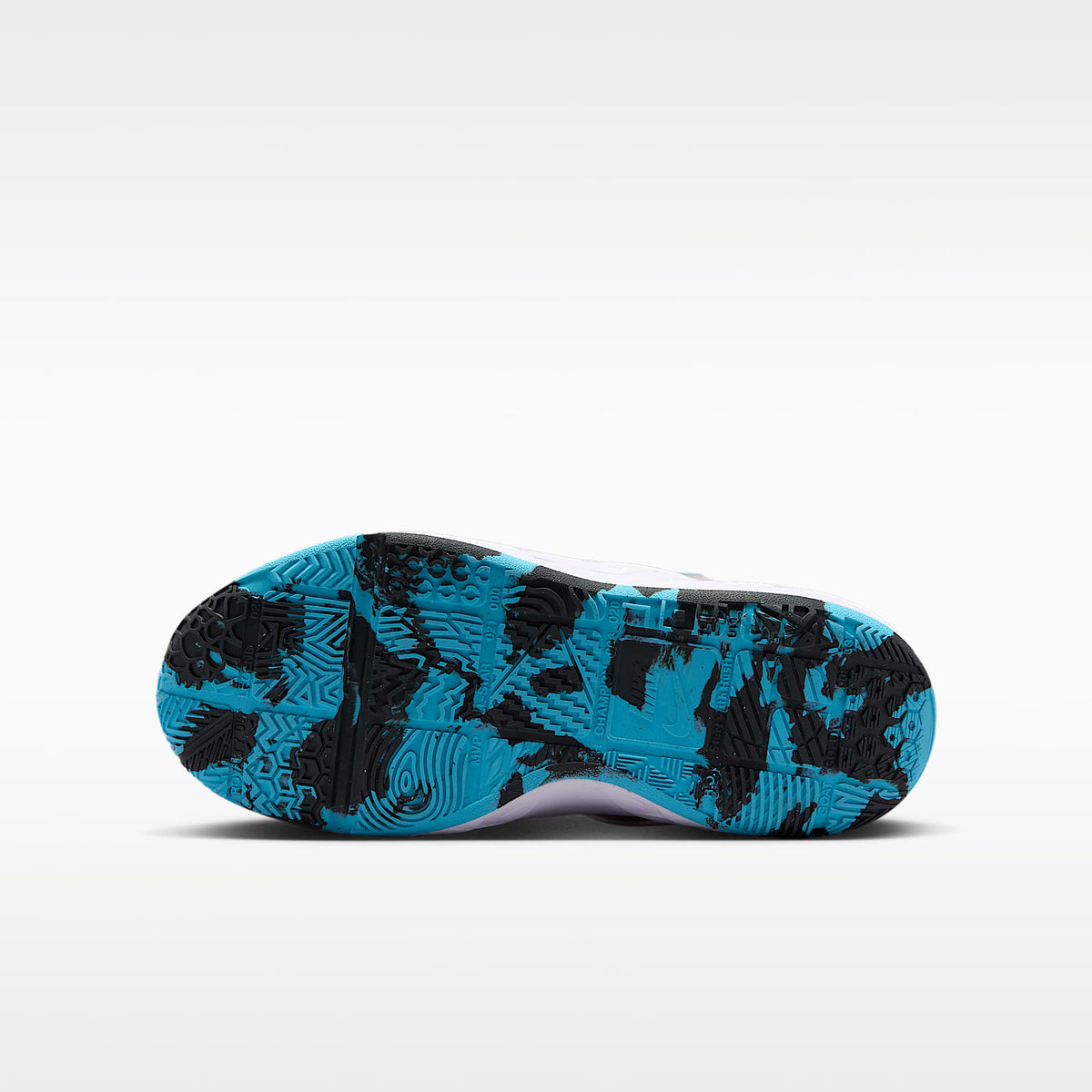 Nike Team Hustle D 12 – Fucsia resplandor/Plata metalizado/Plata liso/Azul báltico – vista 2