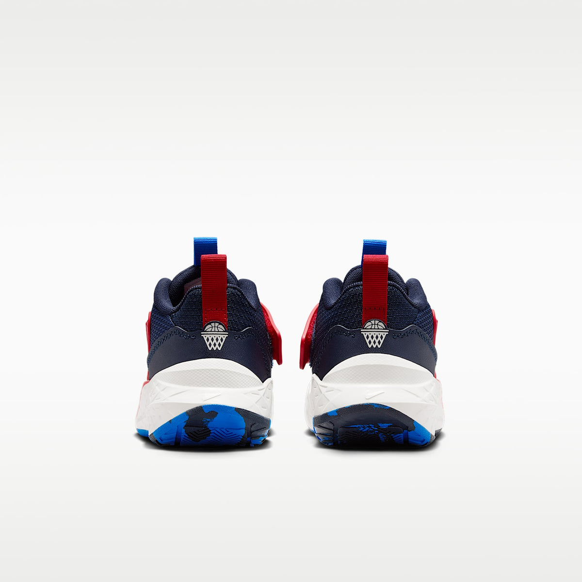 Nike Team Hustle D 12 – Azul marino team/Rojo universitario/Azul foto/Vela – vista 6