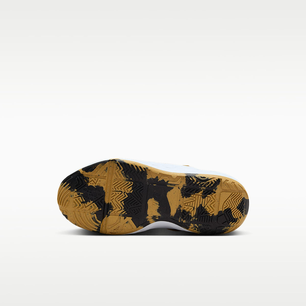 Nike Team Hustle D 12 – Negro/Oro metalizado/Blanco/Negro – vista 2