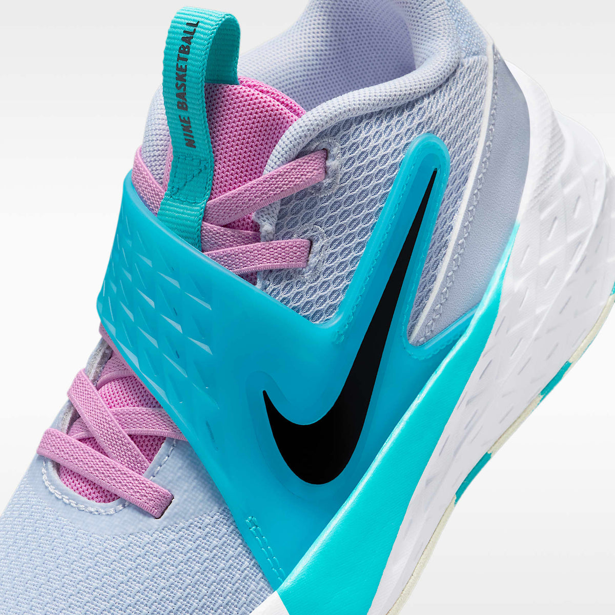 Nike Team Hustle D 12 – Fantasma/Cactus empolvado/Tinte volt/Negro – vista 7