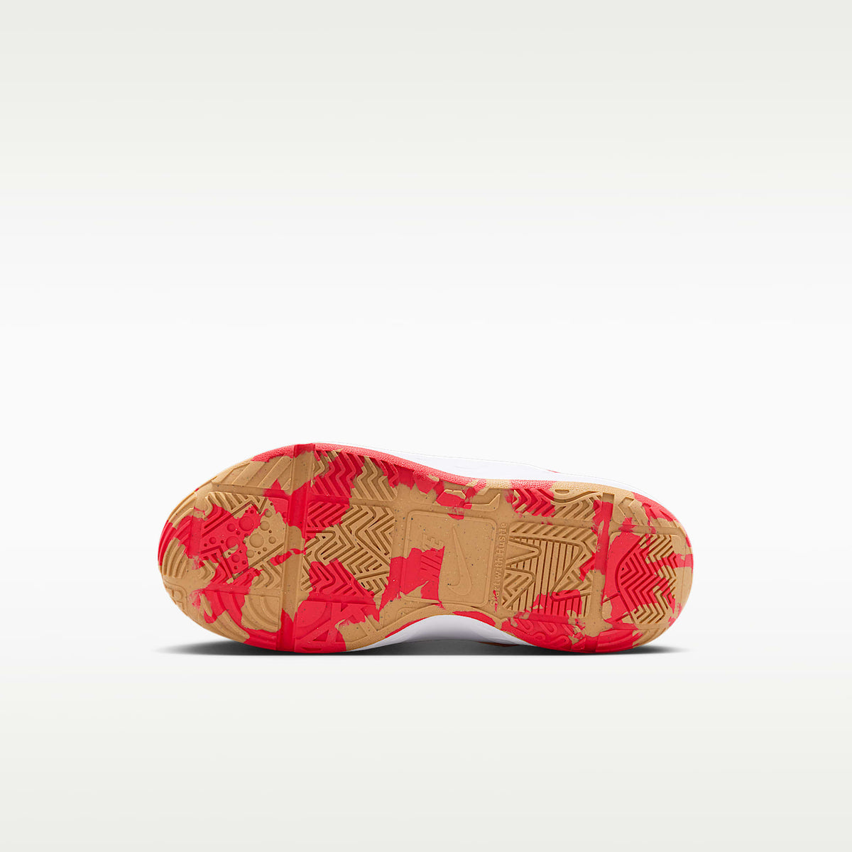 Nike Team Hustle D 12 – Rojo universitario/Oro metalizado/Carmesí brillante/Blanco – vista 2