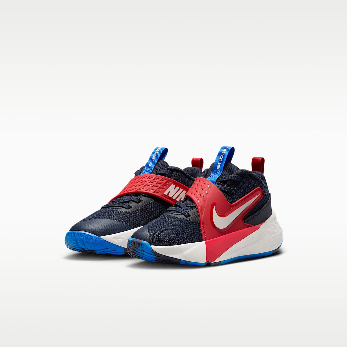 Nike Team Hustle D 12 – Azul marino team/Rojo universitario/Azul foto/Vela – vista 5
