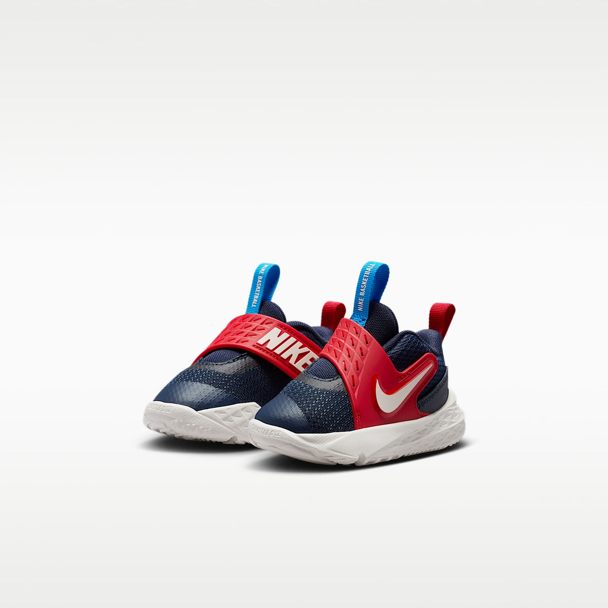 Nike Team Hustle D 12 – Azul marino team/Rojo universitario/Azul foto/Vela – vista 5