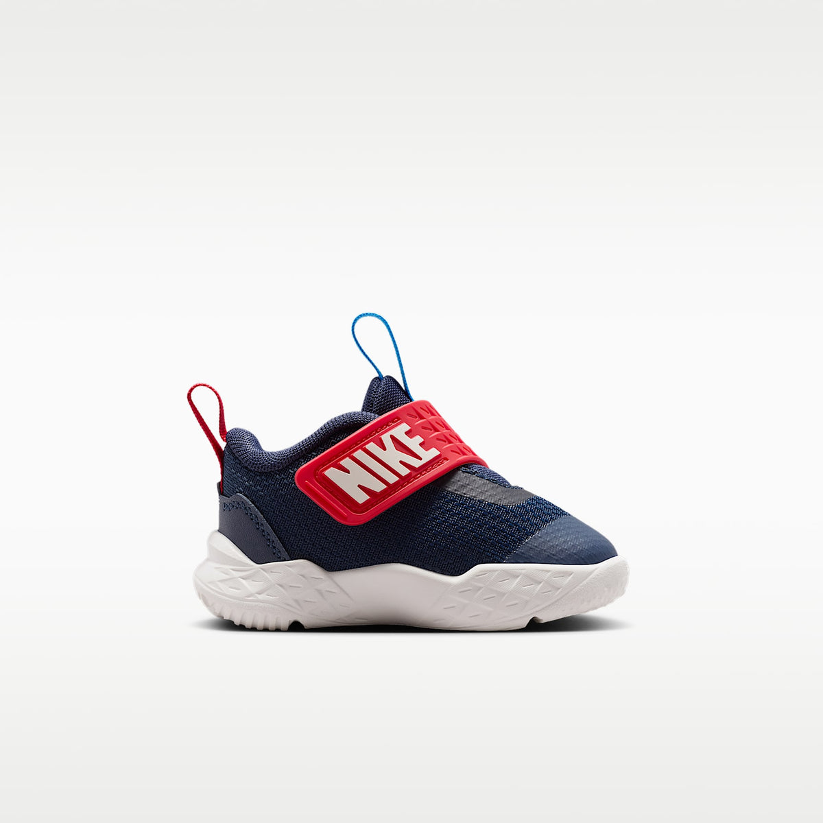 Nike Team Hustle D 12 – Azul marino team/Rojo universitario/Azul foto/Vela – vista 3